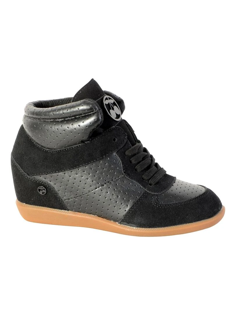 Basket Le Temps Des Cerises Vic H17 Perf Noir
