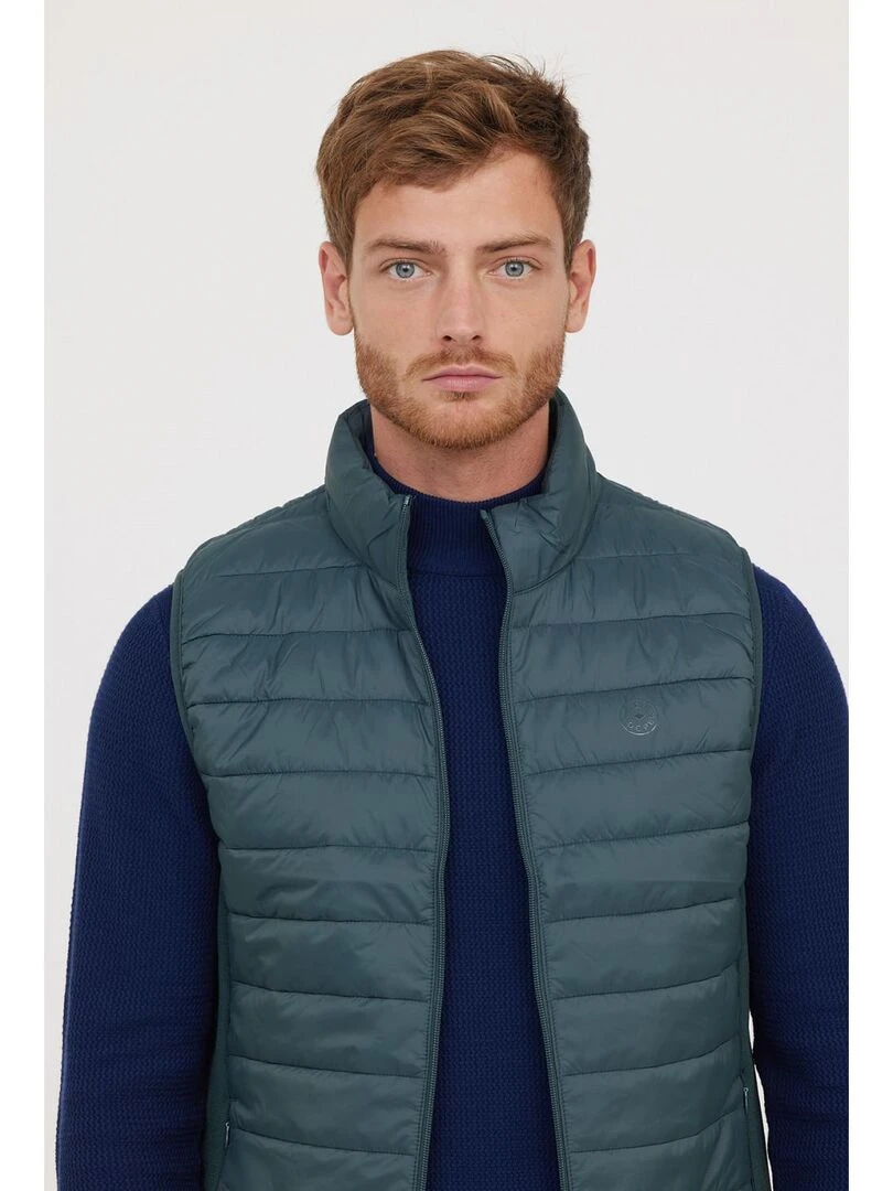 Lee Cooper   Doudoune sans manches nylon regular FONILE   Vert