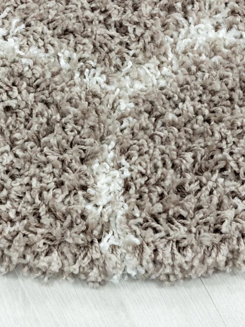 Tapis shaggy SCANDINAV A OEKO TEX®   Beige