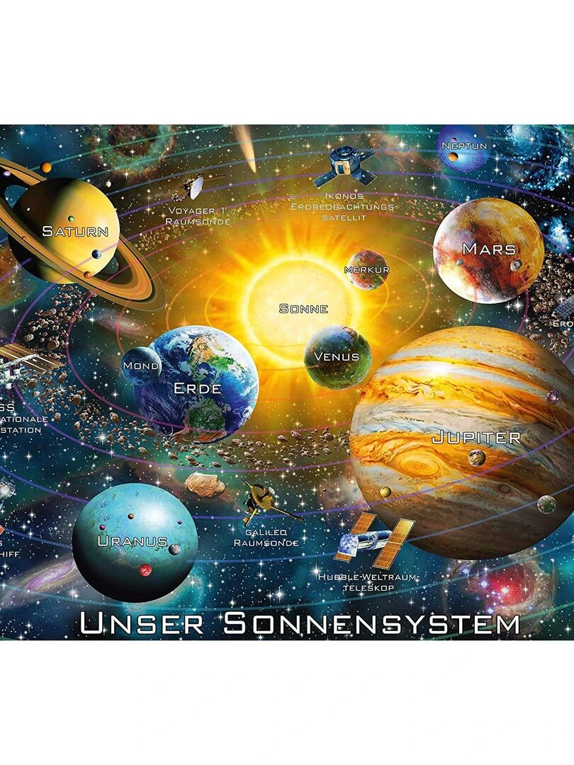 Puzzle 200 pièces : Notre système solaire (en allemand) N/A
