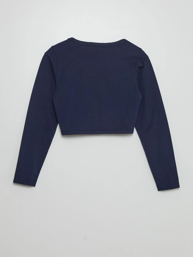 Boléro boutonné Bleu marine