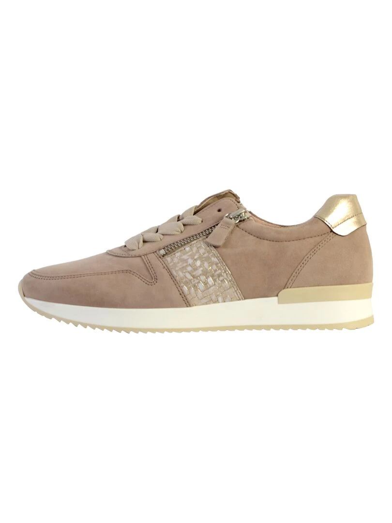 Basket Cuir Gabor Beige