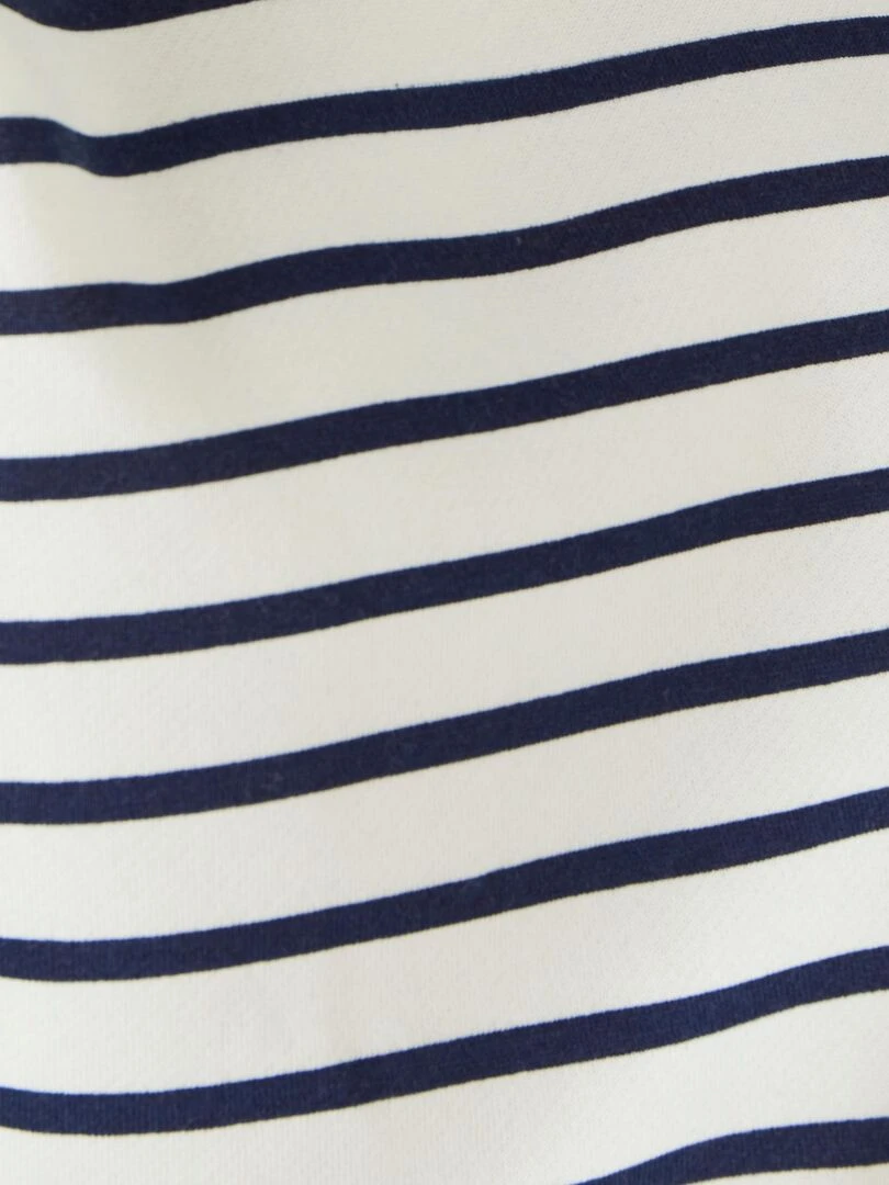 Sweat shirt en molleton   Happy D. by Damart   Blanc