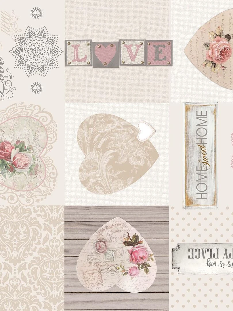 Nappe Toile cirée au mètre Lovina Beige