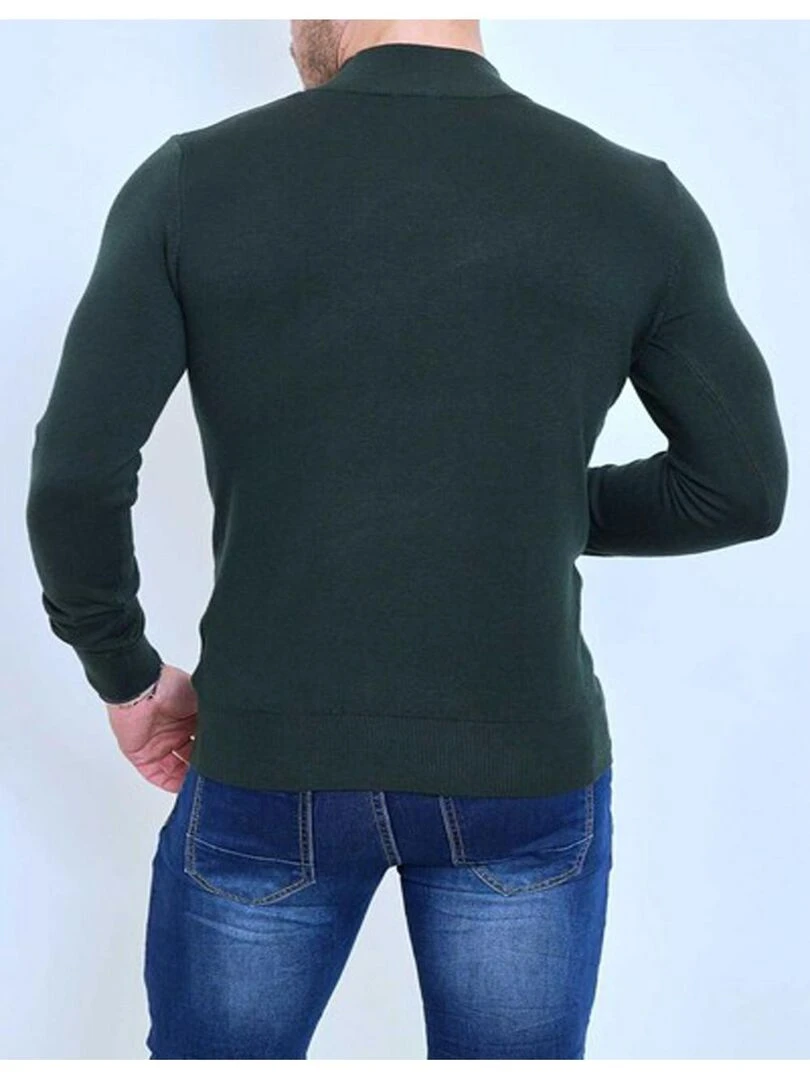 Pull manches longues Kebello   Kaki