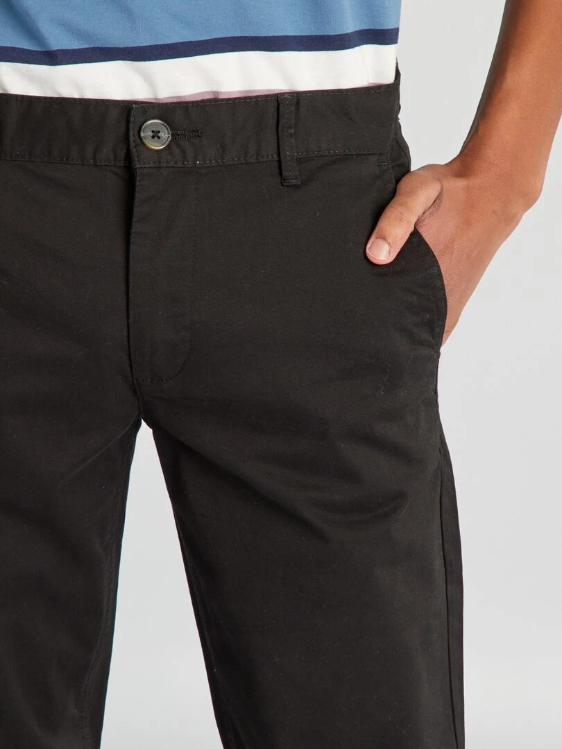 Chino slim L36 +1m90   noir