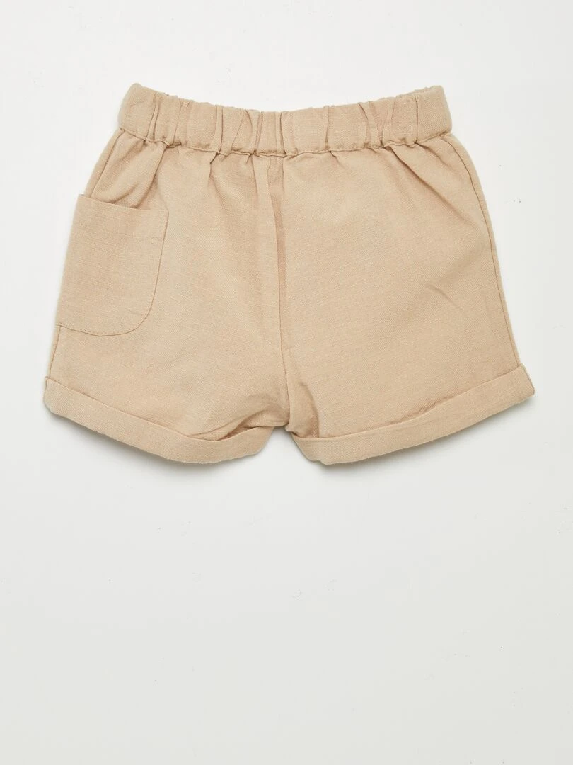 Short léger Beige