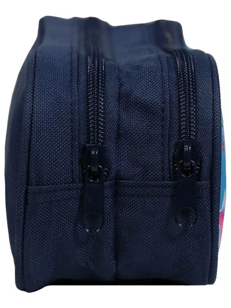 Trousse scolaire 2 compartiments Lili Lou Chat Bleue Bagtrotter   Bleu