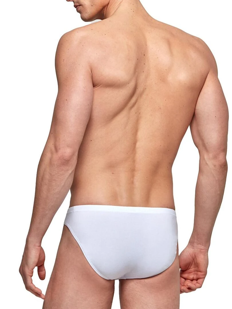 Slip confort en coton stretch Essentials   Blanc