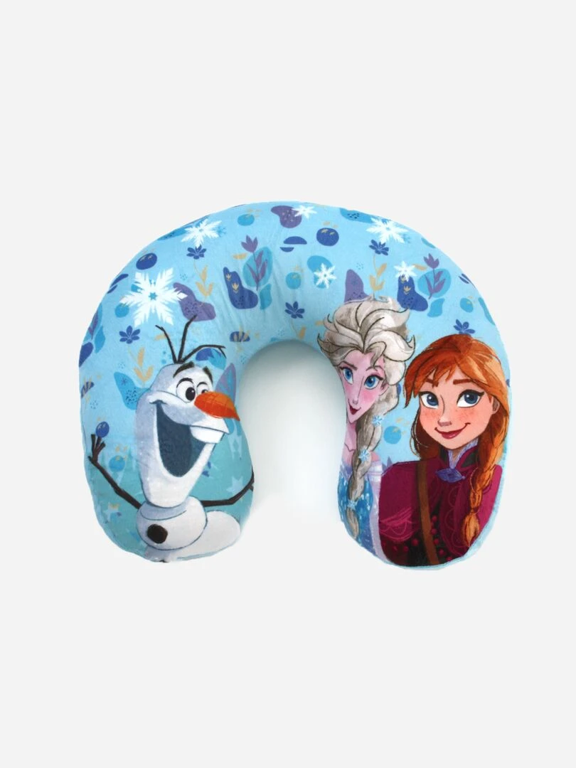 Coussin de voyage 'La reine des neiges' Bleu