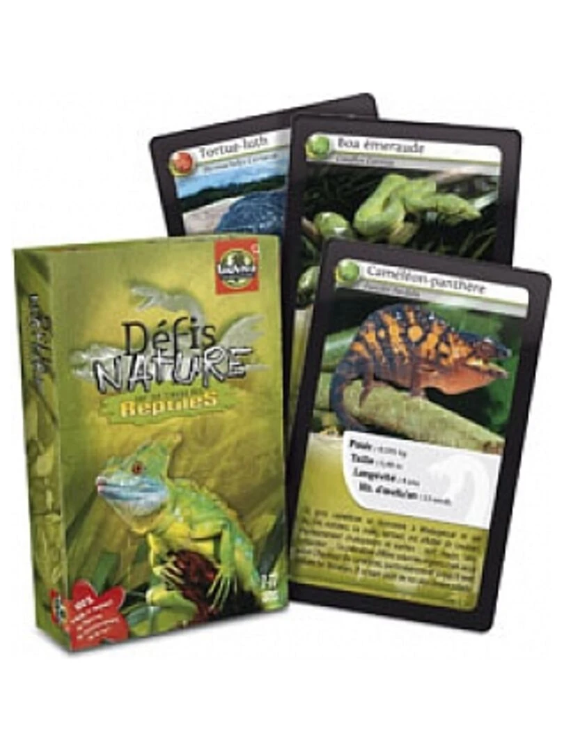 Defis Nature Reptiles Jeu De Cartes N/A