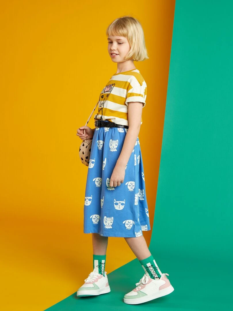 Jupe patineuse X Little Bad Wolf Bleu
