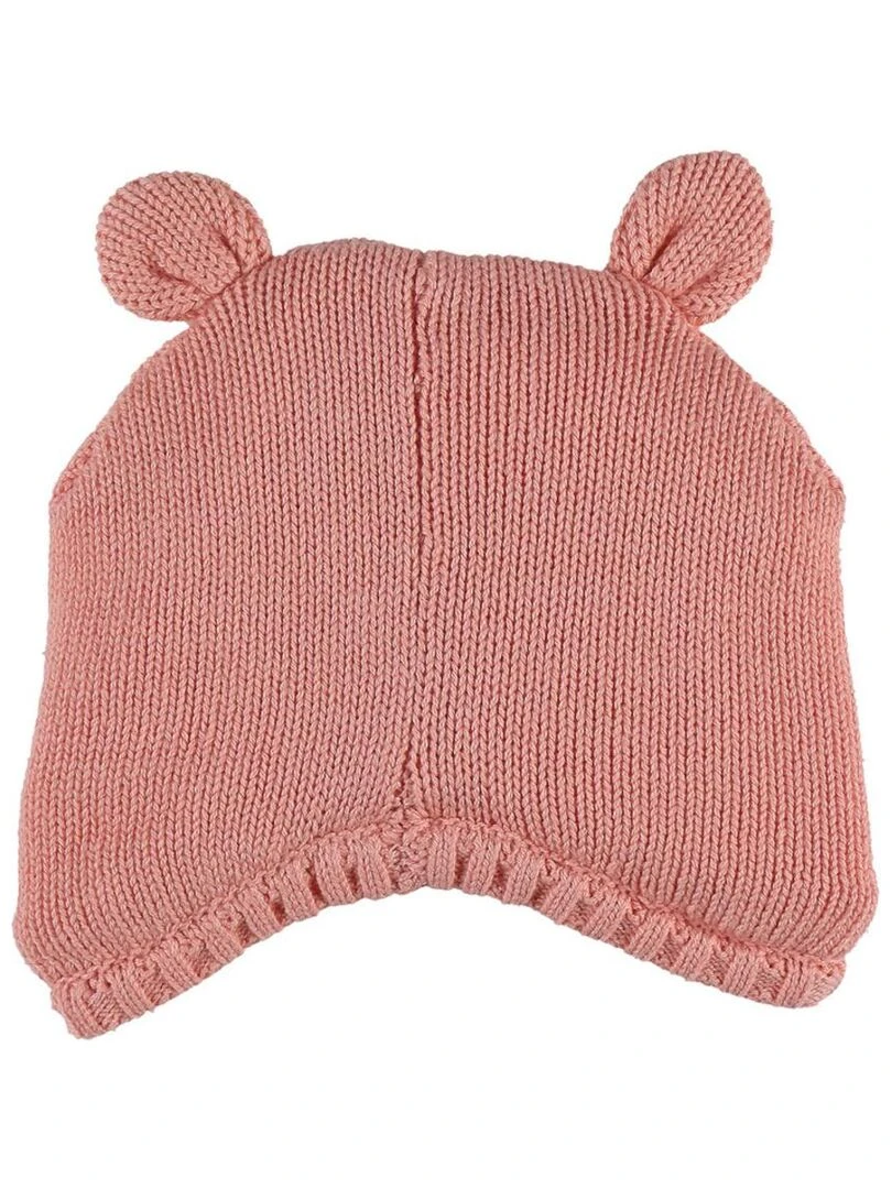 Chapka tricot doublée Groloudoux Noukie's Rose
