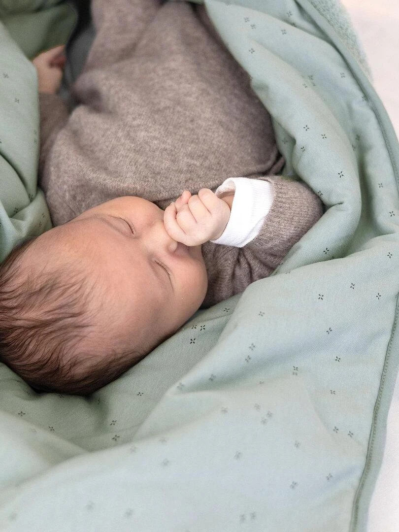 Bemini Couverture Pady jersey et softy   Vert sapin