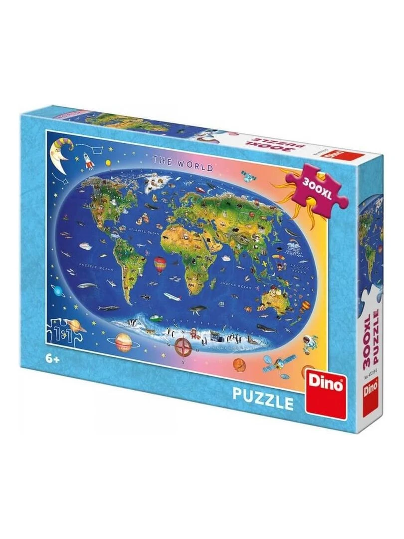 Puzzle 300 pièces : Carte du monde N/A