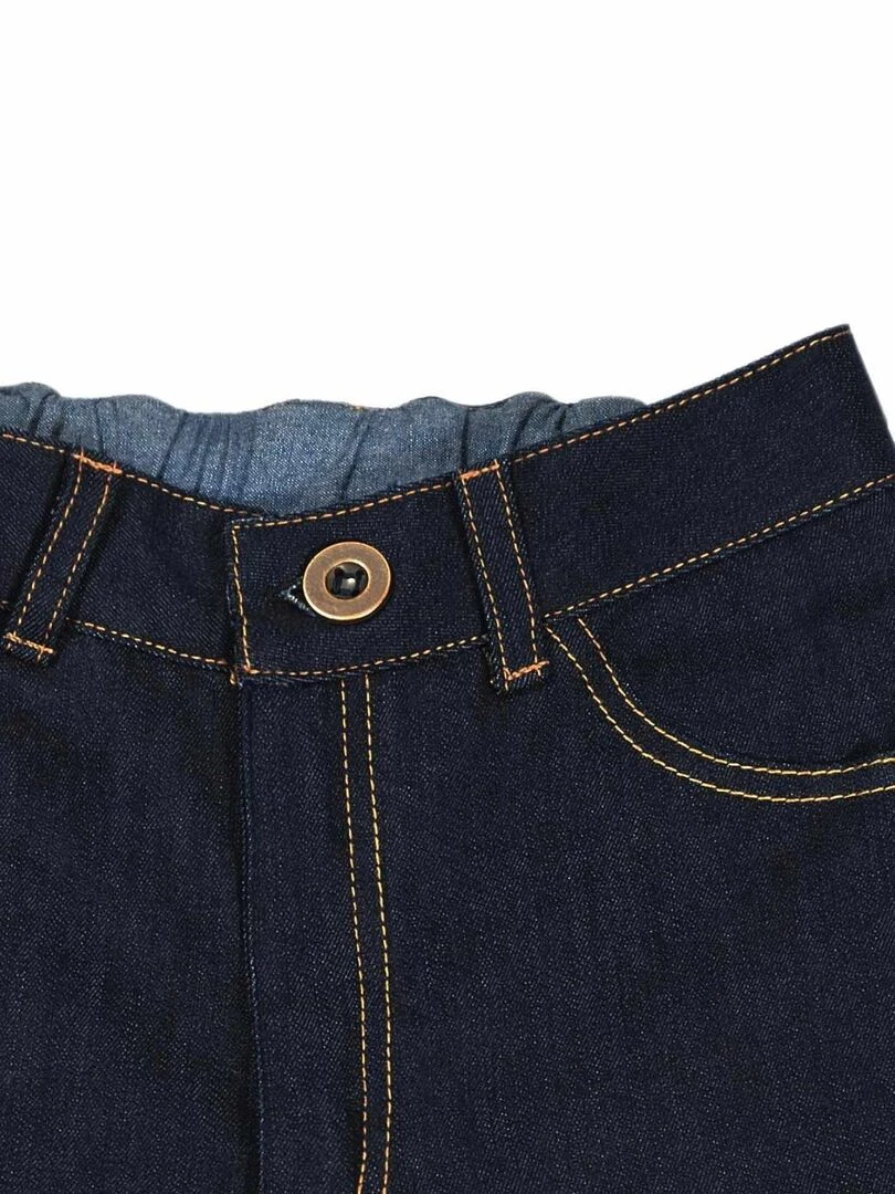 Jean Slim Extensible Garçon  Denim Bleu Foncé  MORGAN   'LA FAUTE A VOLTAIRE'   Bleu foncé