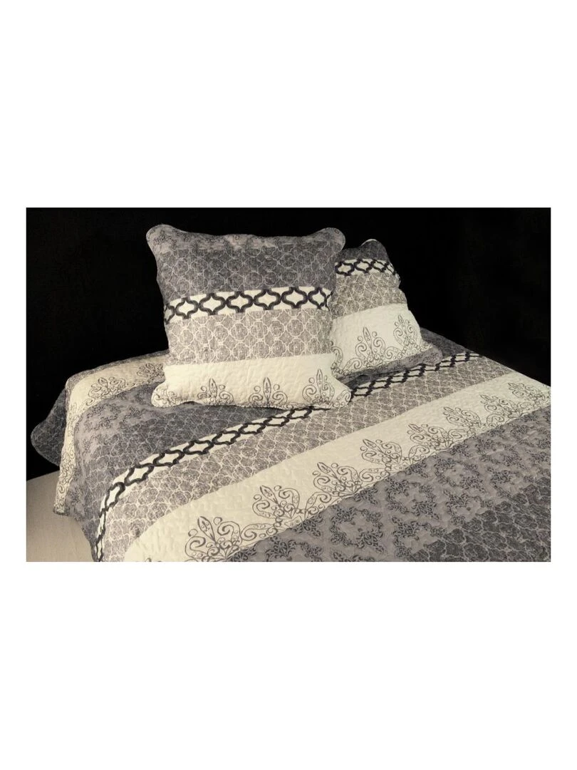 Couvre lit microfibre + taies Bloise Beige