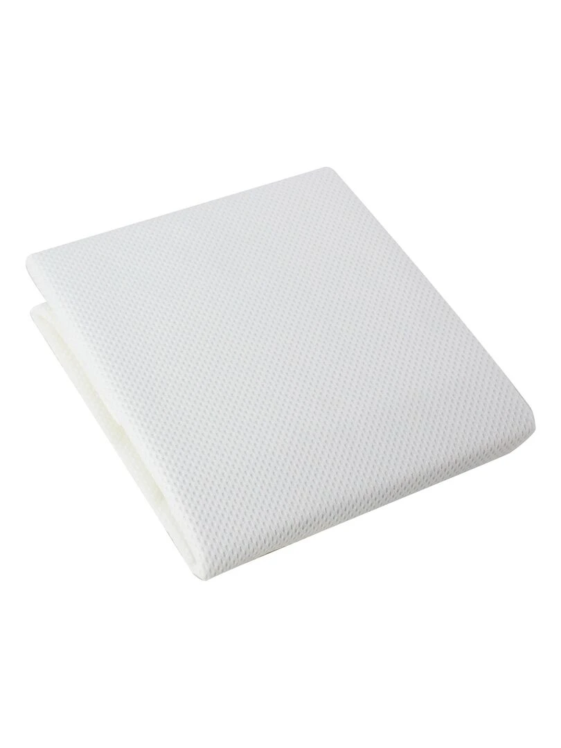 Alèse 3D en maille alvéolée lit bébé Blanc