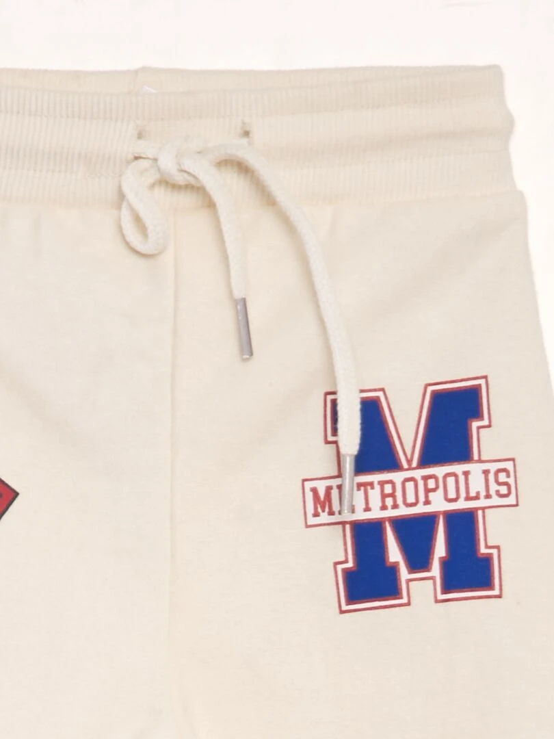 Ensemble en molleton 'Superman'   2 pièces   Beige