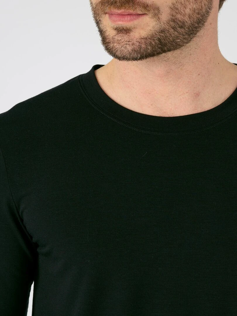 T shirt thermorégulant Damart Noir