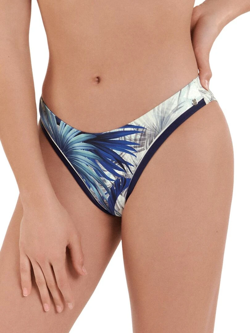 Bas maillot slip de bain échancré Ensenada Bleu