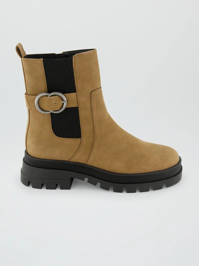 Boots type chelsea Marron