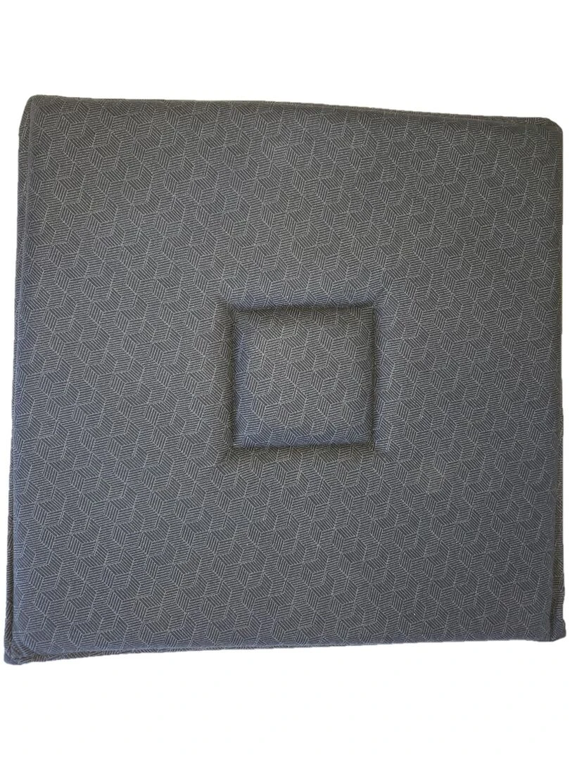 Galette de chaise Geo lift moderne Bleu