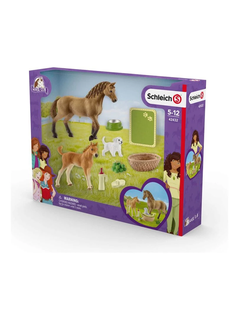 Figurines cheval : Les soins pour bébé animaux d'Horse Club   N/A