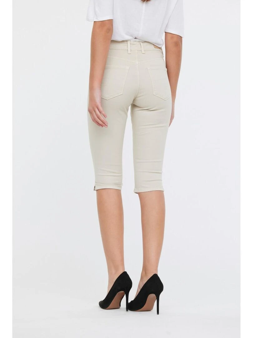 Lee Cooper   Pantalon coton slim JAZIA   Beige sable
