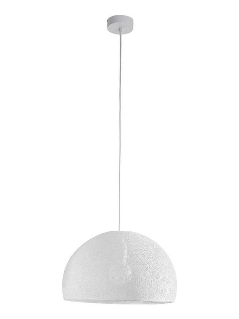 Suspension simple coupole 38cm Blanc