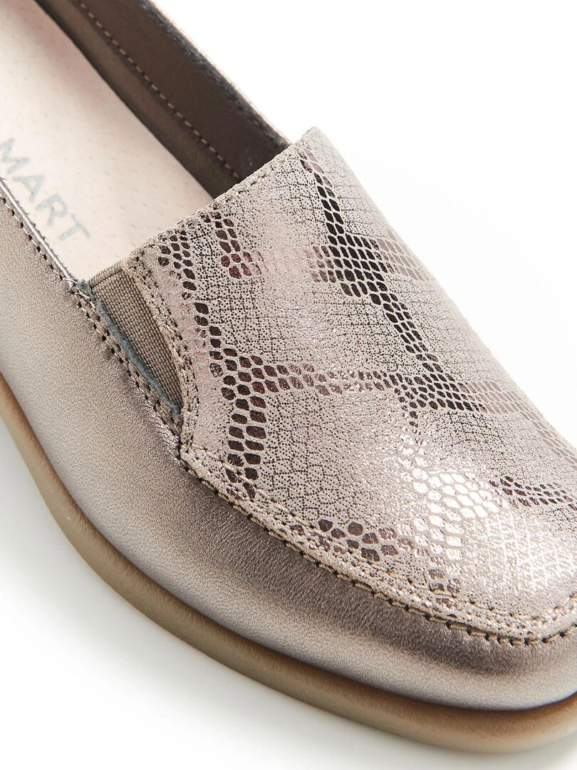 Mocassins souples   Damart   Bronze