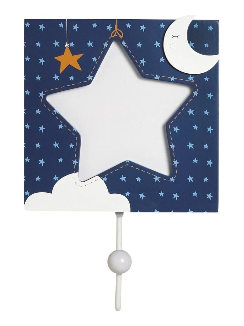 Set 3 patères en bois en bois Bleu   SAUTHON   Bleu