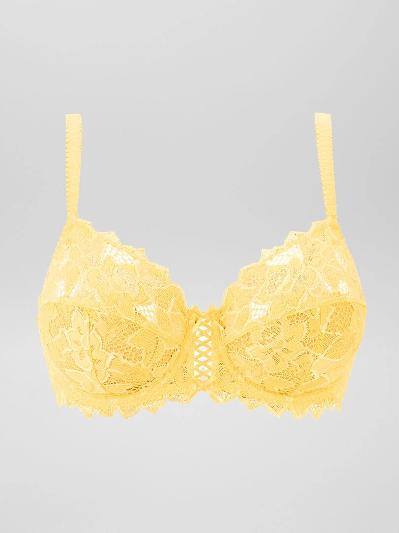 Soutien gorge dentelle Arum  'Sans Complexe'   JAUNE