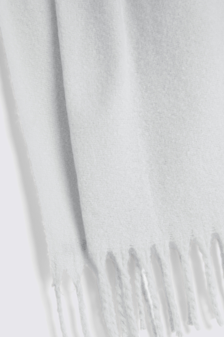 Nimbus Grey Brushed Oversized Scarf   Buy Online at Moss