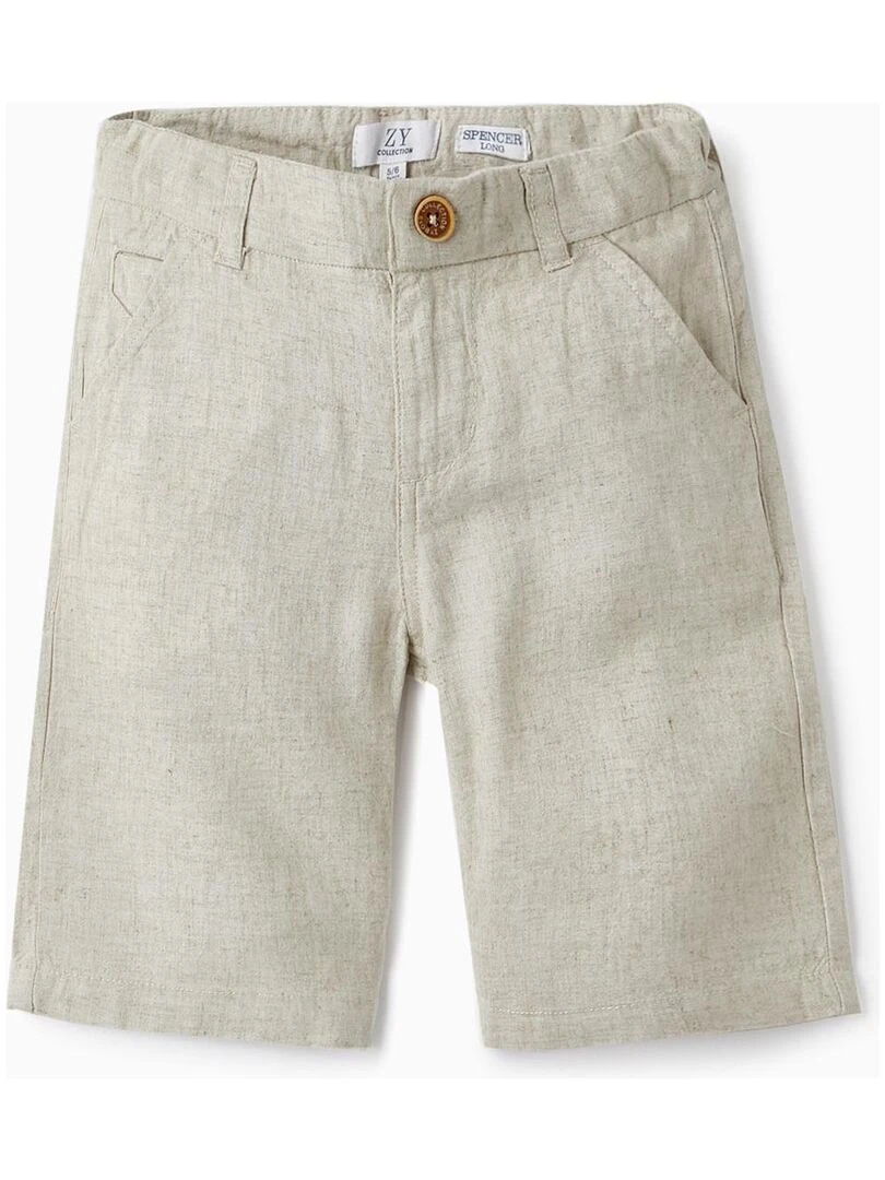 Shorts Chino en Lin pour Garçon MATISSE Beige