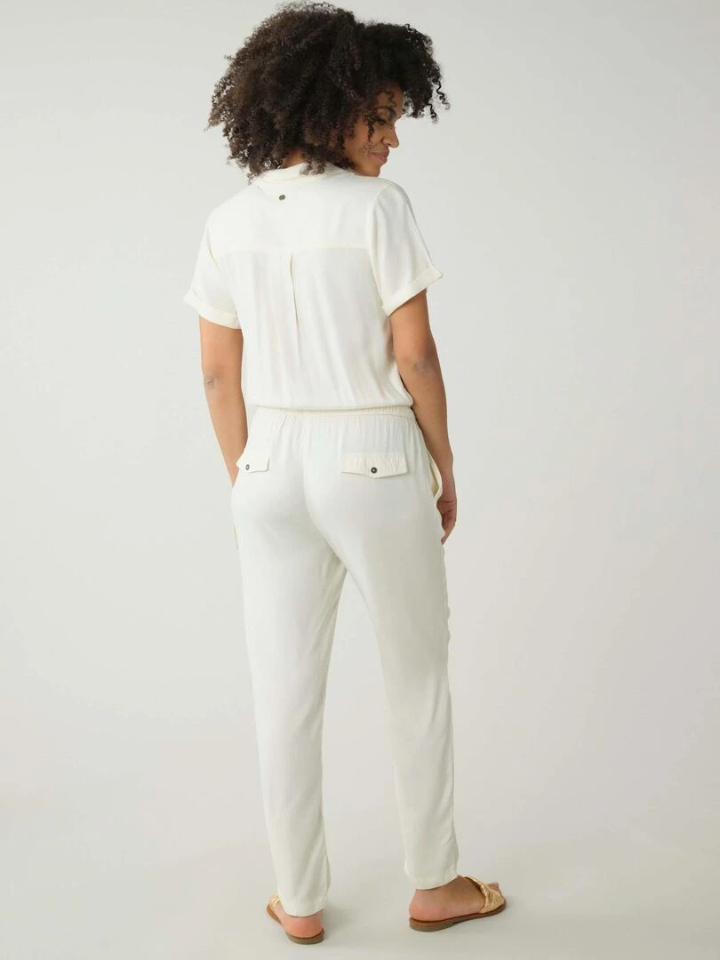 Combinaison à manches courtes pour femme 'Deeluxe'   Blanc