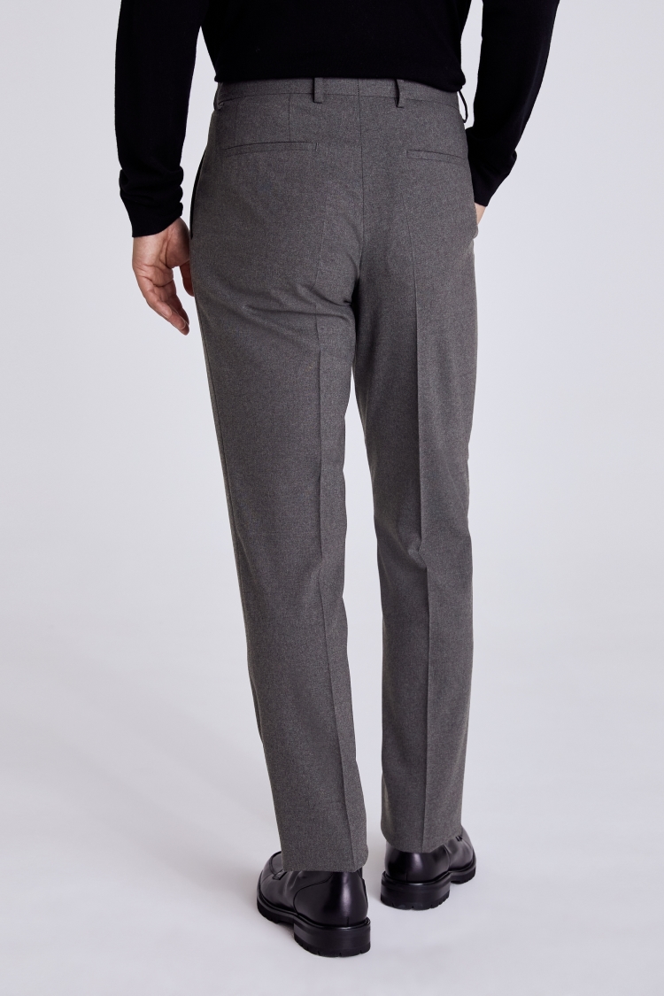 Slim Fit Mid Grey Trousers Buy Online at Moss