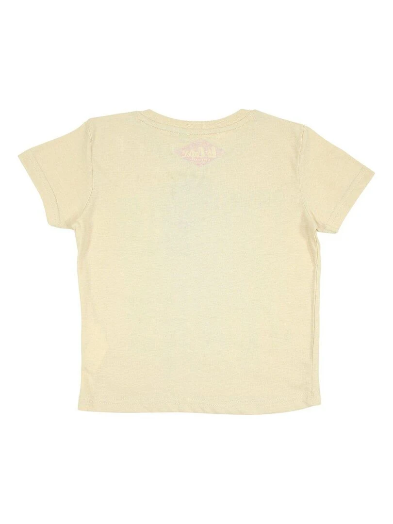 Lee Cooper T shirt garçon imprimé Lee Cooper en coton Beige