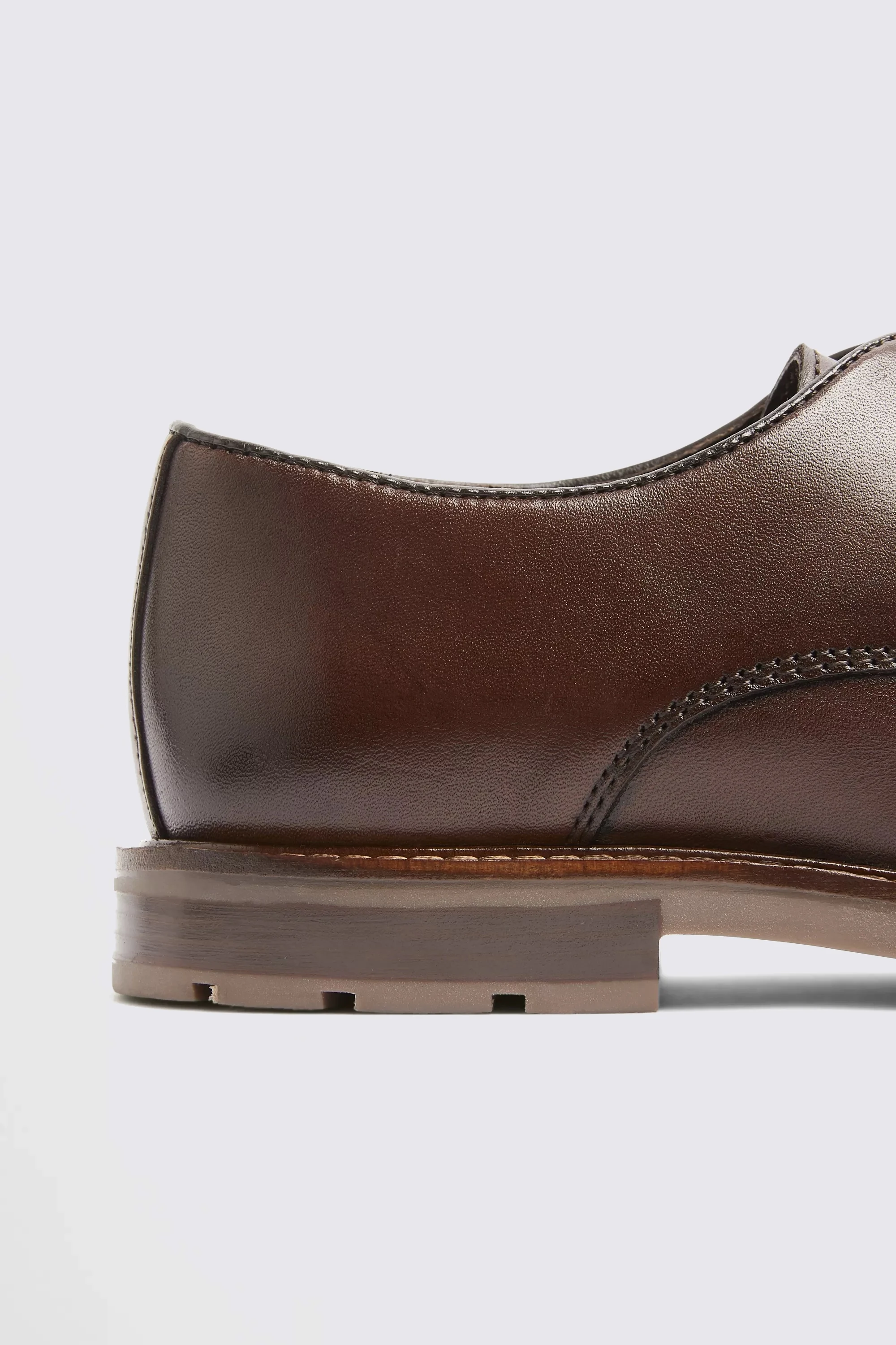 John White Carter Rogue Brown Plain Derby Shoes    Buy Online at Moss