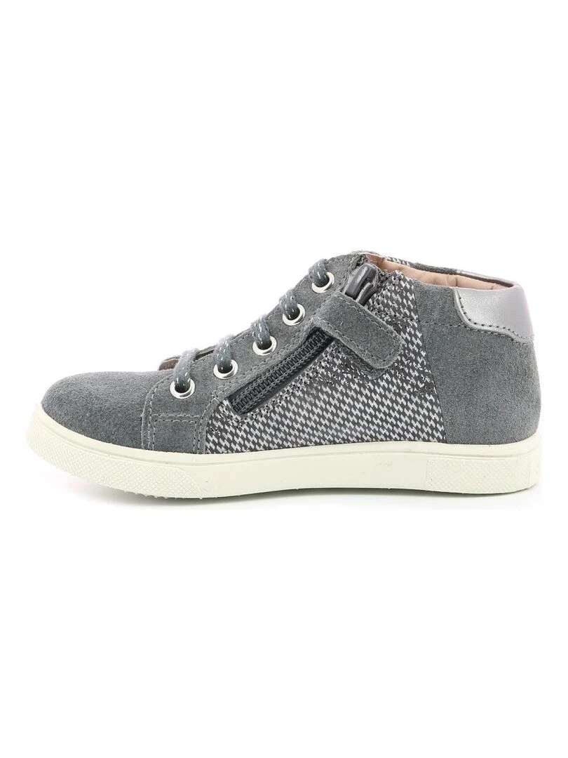 Sneakers hautes Cuir Yupimid   Gris