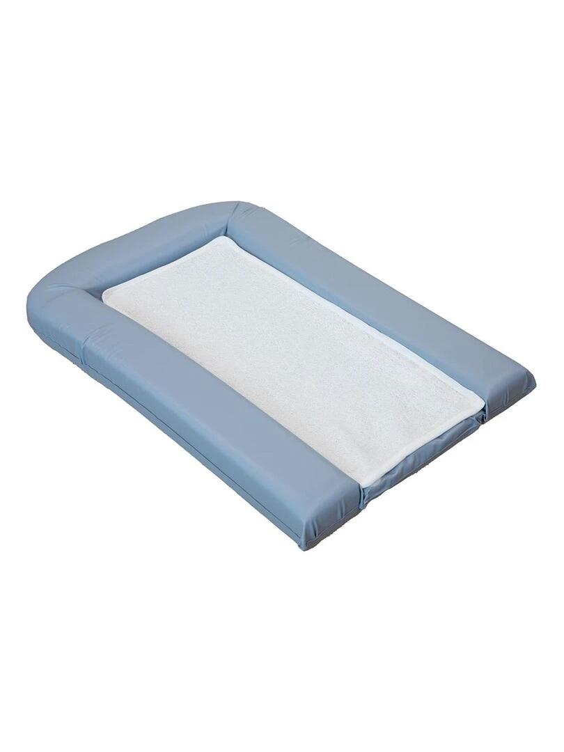 Matelas à langer avec 2 éponges amovibles Bleu