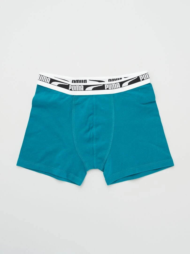 Boxers 'Puma' Lot de 2 Gris/vert