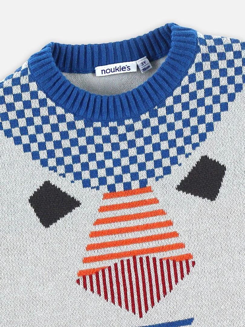 Pull en tricot    Noukie's   Gris