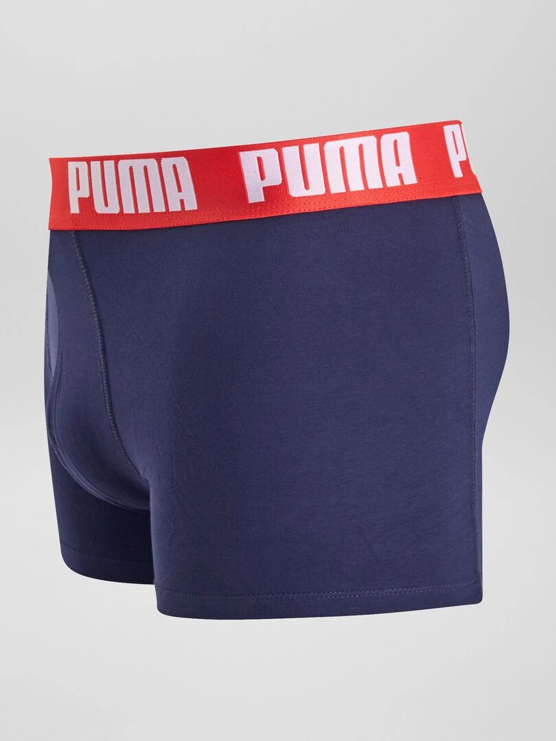 Boxers 'Puma'   Lot de 4   Rouge/gris/noir