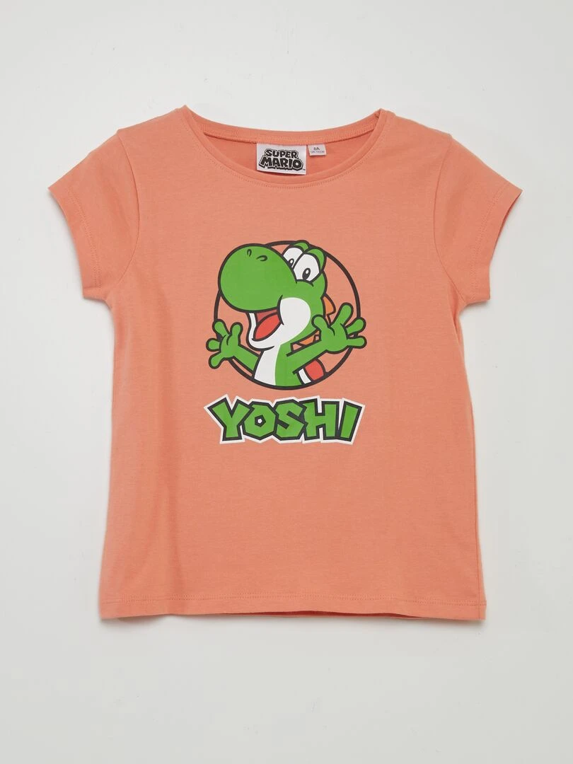 Ensemble de pyjama 'Yoshi' de 'Super Mario' 2 pièces Orange