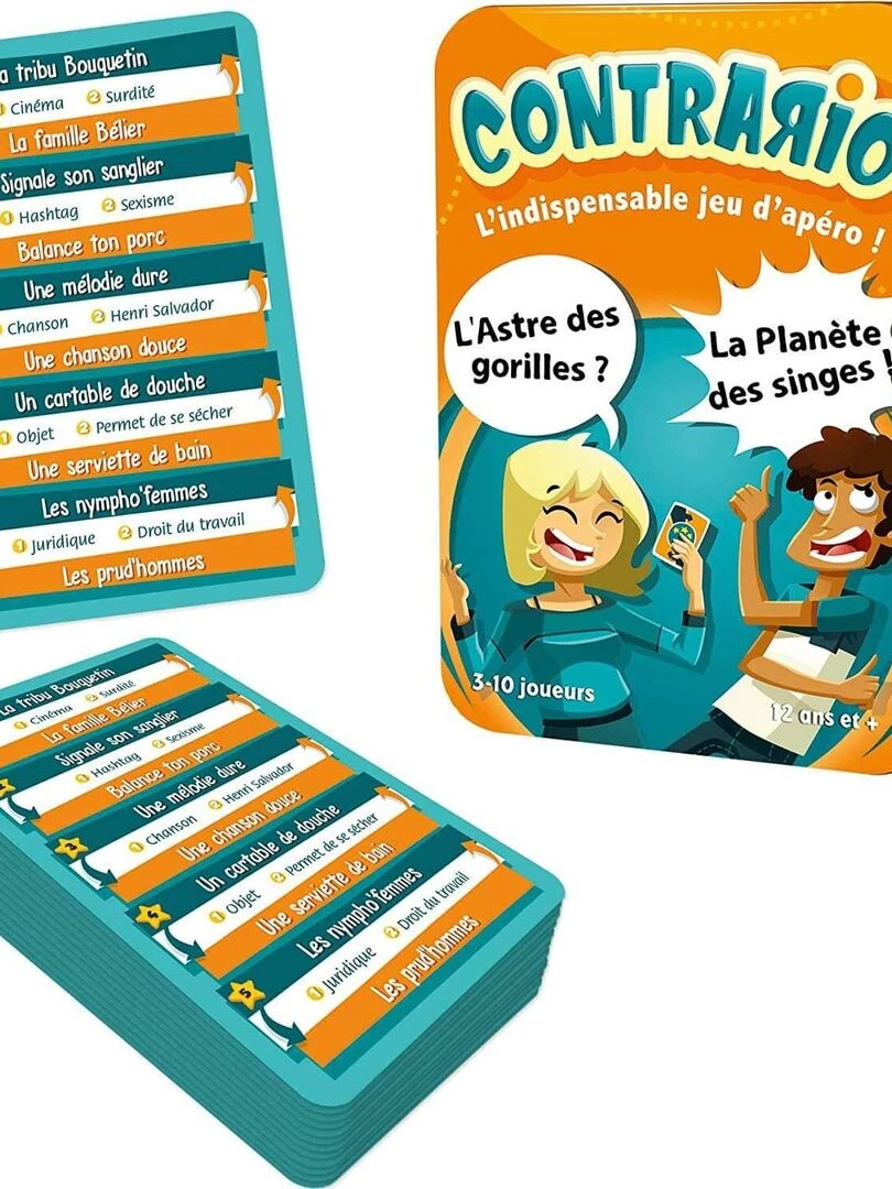 Contrario Le Jeu D'ambiance Asmodee   N/A