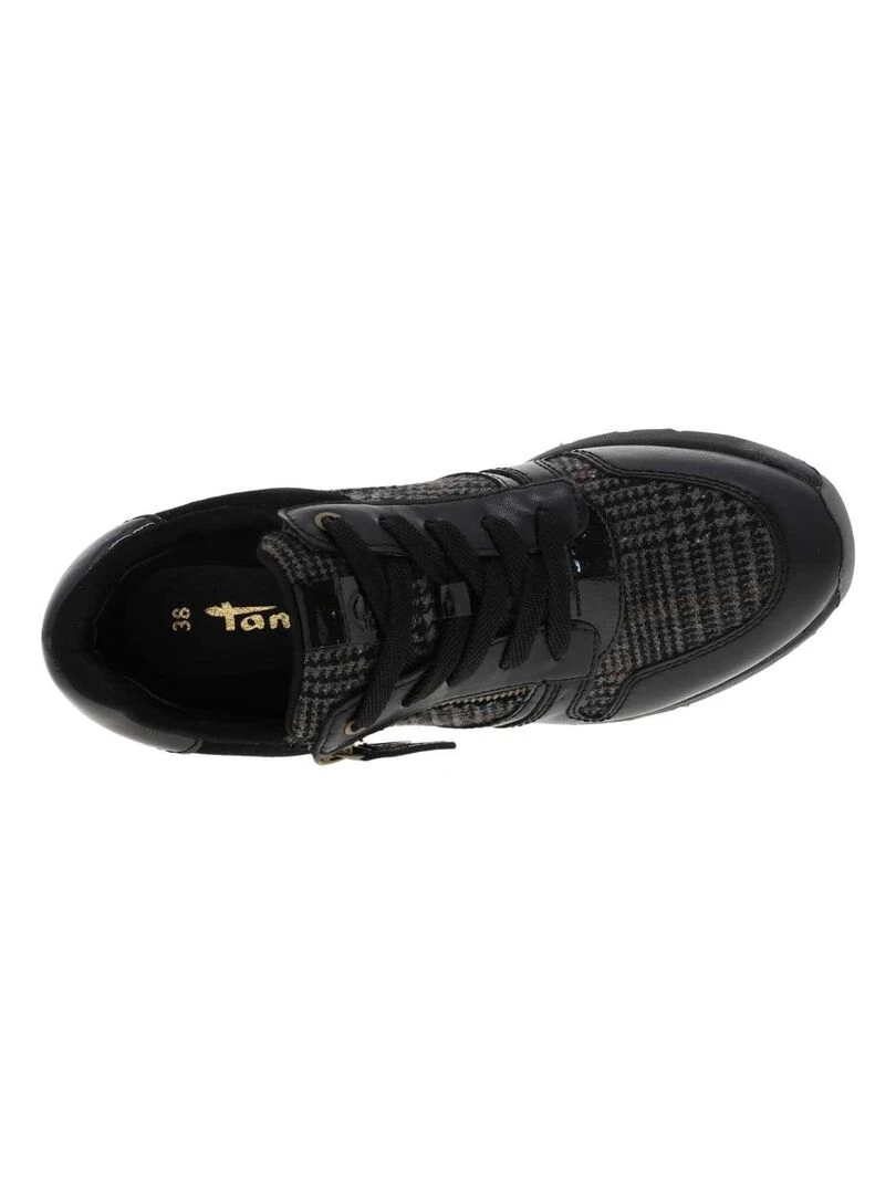 TAMARIS   Sneakers talon compensé moyen   Noir