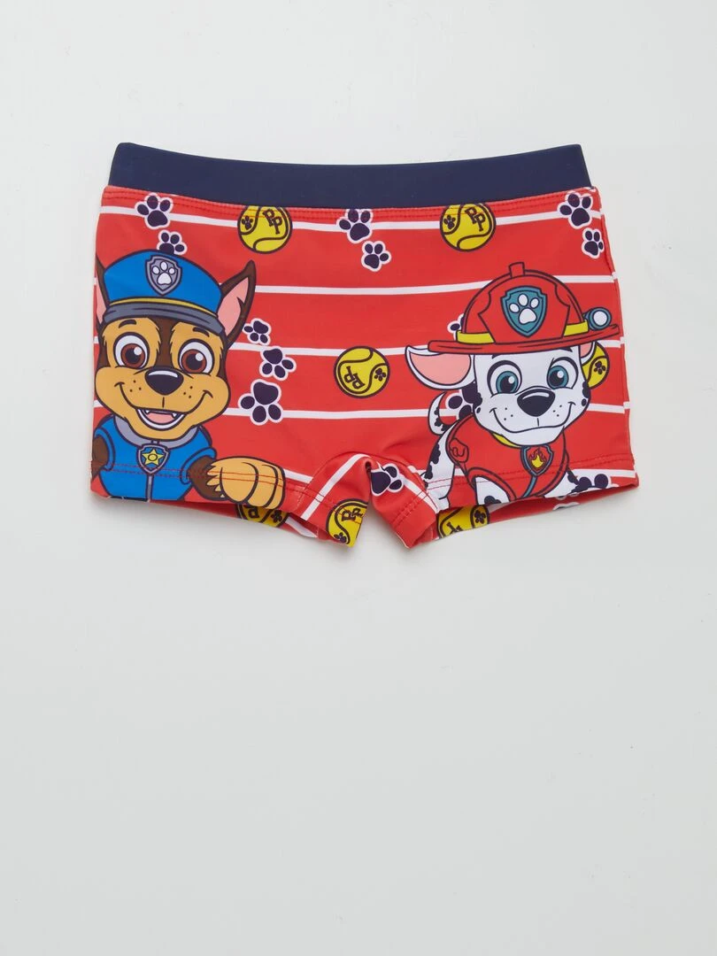 Boxer de bain 'Pat'patrouille' Rouge