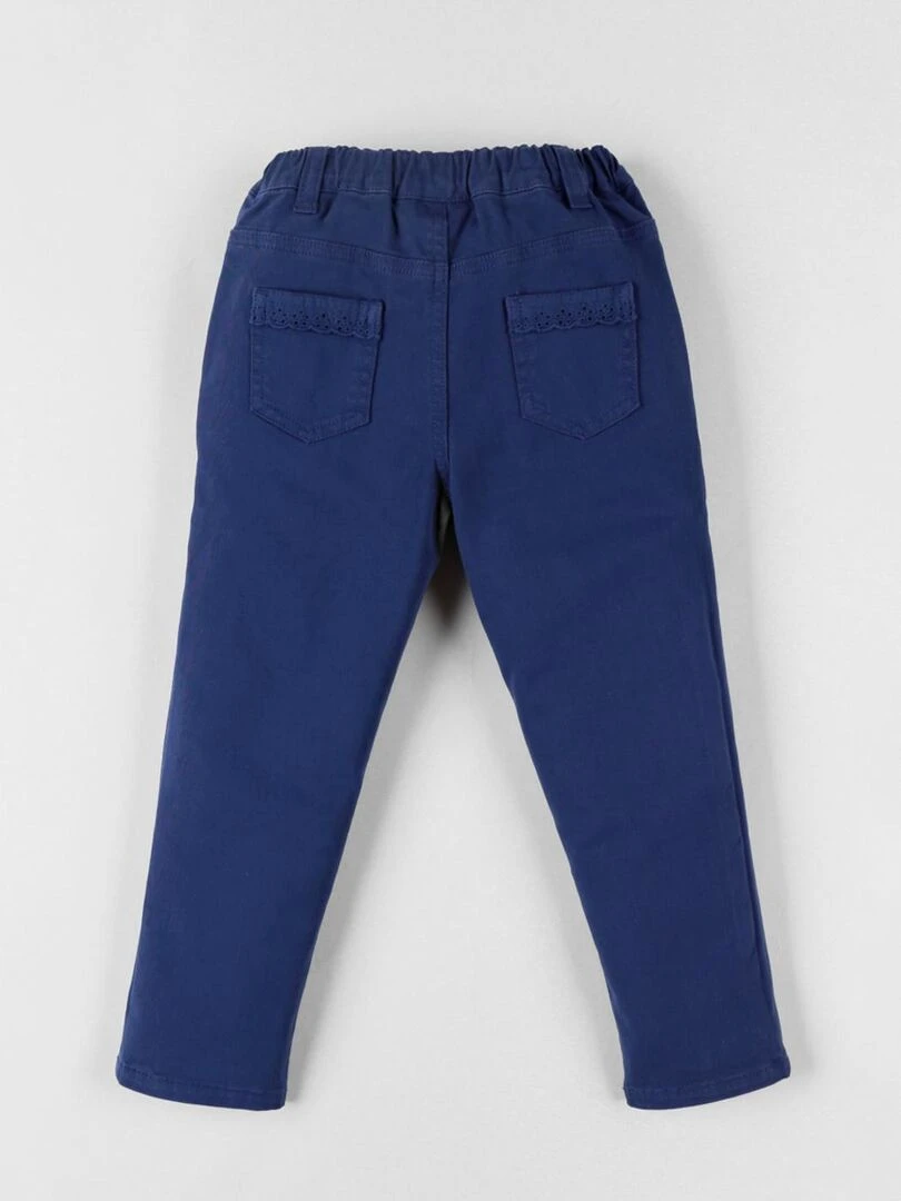 Pantalon dentelle en twill    Noukie's   Bleu