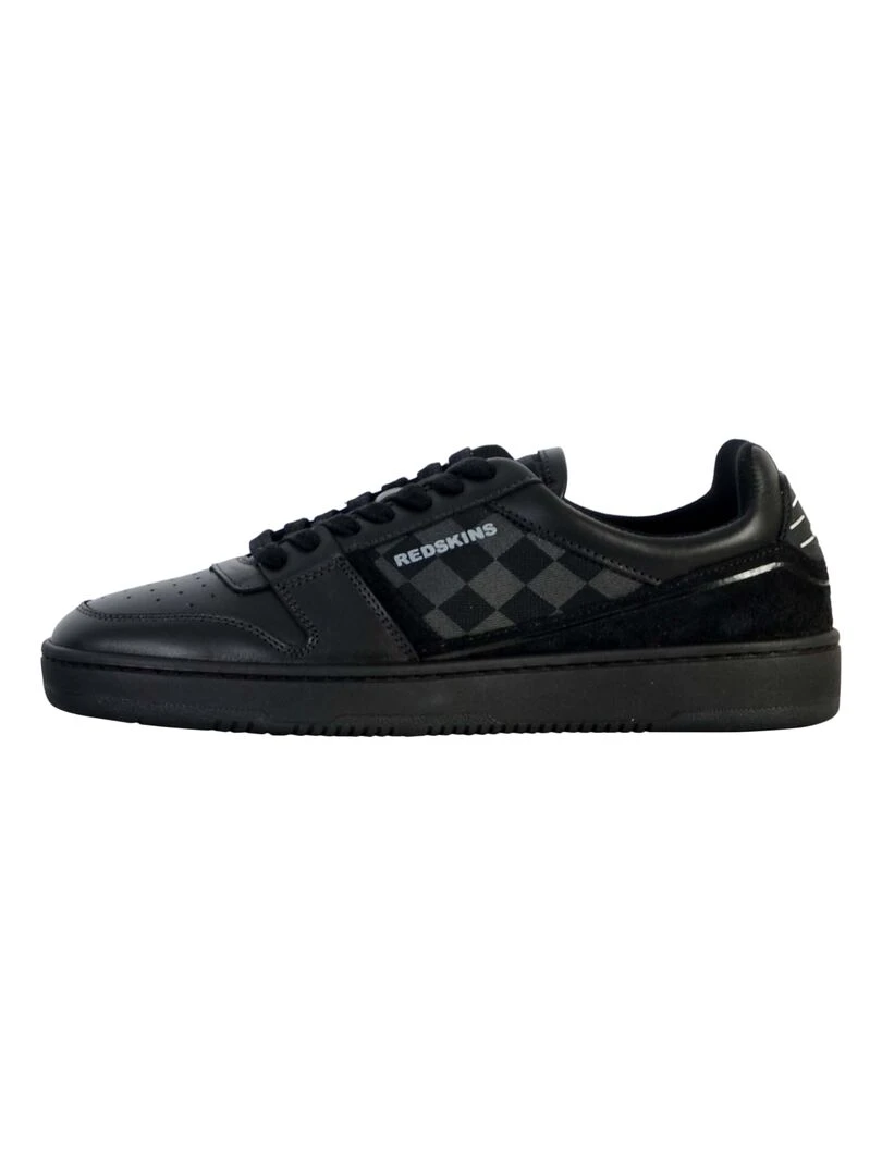 Basket Cuir Redskins Attrait Noir